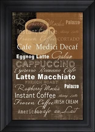 Framed Cafe Collection Print