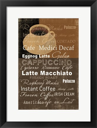 Framed Cafe Collection Print