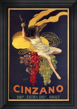 Framed Cinzano Print