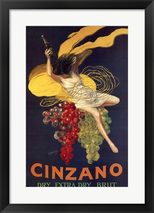 Framed Cinzano Print