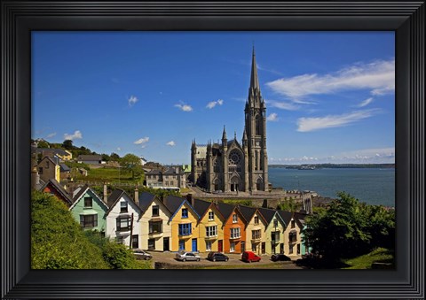 Framed St Colman's Cathedral, Cobh, County Cork, Ireland Print