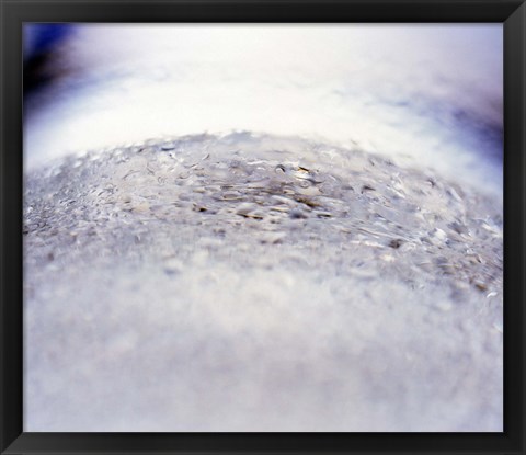 Framed Close up of churning lavender water Print