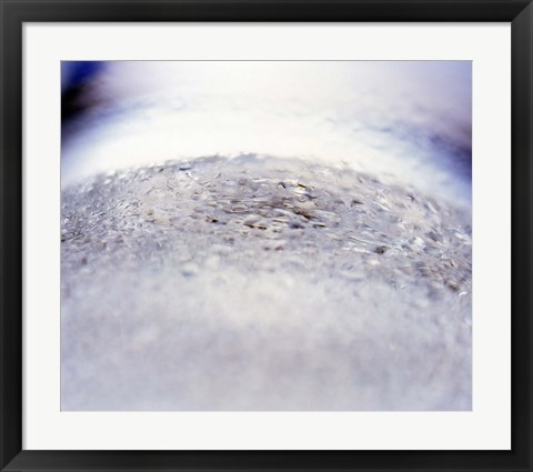 Framed Close up of churning lavender water Print