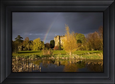 Framed Kilkea Castle Hotel, Built 1180 by Hugh de Lacey, Kilkea, Co Kildare, Ireland Print