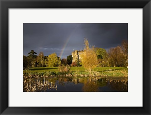 Framed Kilkea Castle Hotel, Built 1180 by Hugh de Lacey, Kilkea, Co Kildare, Ireland Print