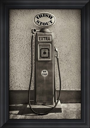 Framed Irish Stout on Tap, De Luan&#39;s Bar, Ballydowane, Bunmahon, County Waterford, Ireland Print