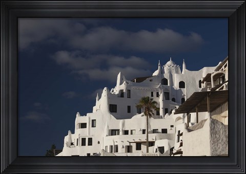 Framed Low angle view of a hotel, Casapueblo, Punta Ballena, Punta Del Este, Maldonado, Uruguay Print