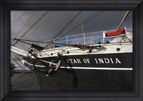 Framed Maritime museum on a ship, Star of India, San Diego, California, USA Print