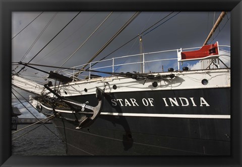 Framed Maritime museum on a ship, Star of India, San Diego, California, USA Print