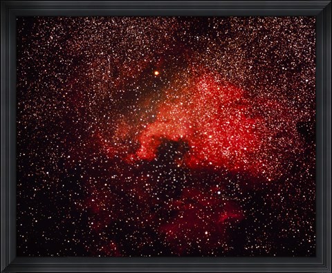 Framed Galaxy in Space Print