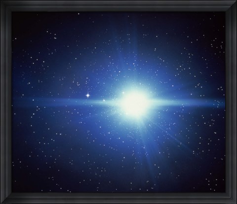 Framed Space, Starburst Print
