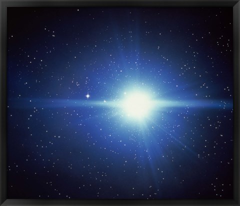 Framed Space, Starburst Print