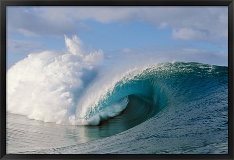 Framed Wave with Big Splash Print