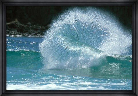 Framed Giant Wave Crashing Print