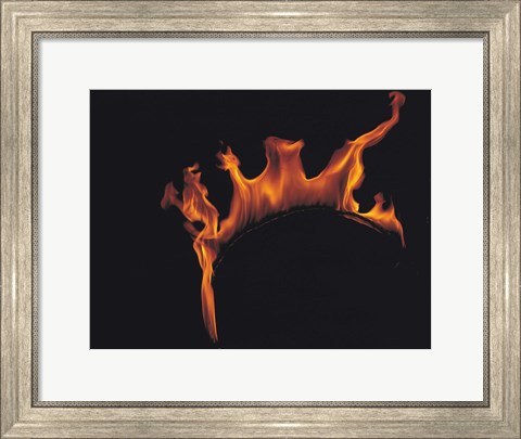 Framed One Flame Print