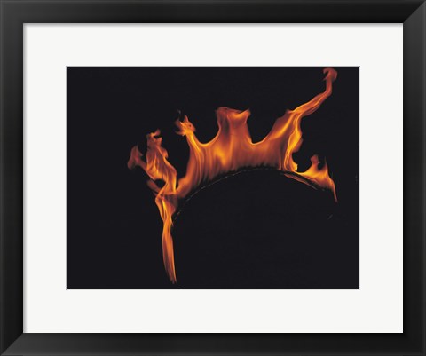 Framed One Flame Print