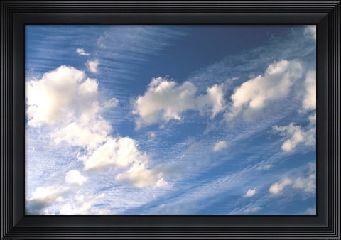 Framed Clouds in a Blue Sky Print