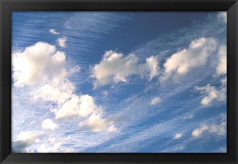 Framed Clouds in a Blue Sky Print