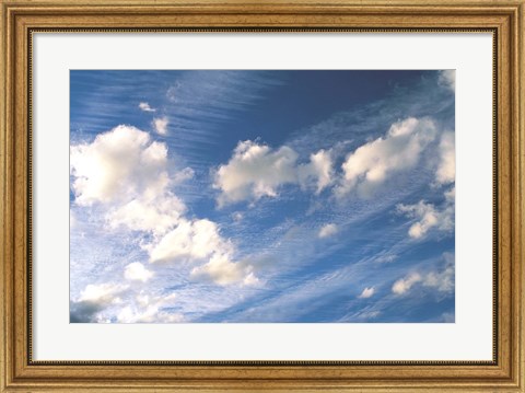 Framed Clouds in a Blue Sky Print