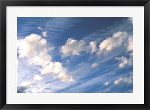 Framed Clouds in a Blue Sky Print