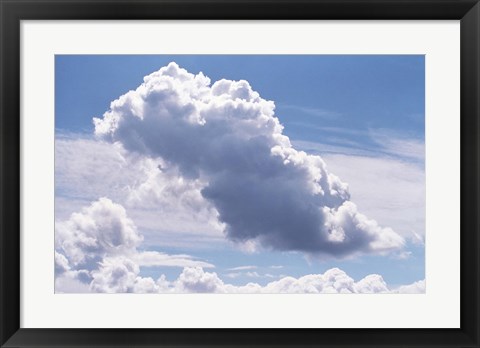 Framed Clouds in a Light Blue Sky Print