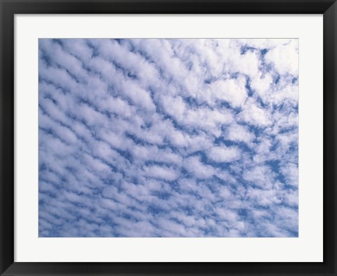 Framed Cloud formations Print