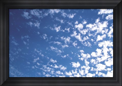 Framed Scattered clouds Print