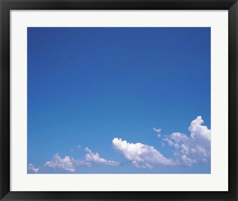 Framed Clouds in a Pale Blue Sky Print