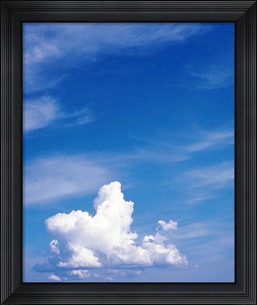 Framed Clouds in Sky Print