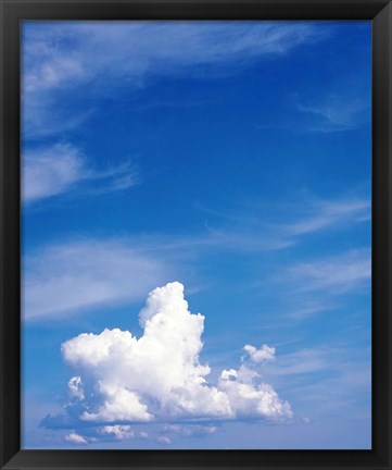 Framed Clouds in Sky Print