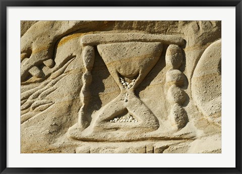 Framed Rock Carvings III Print