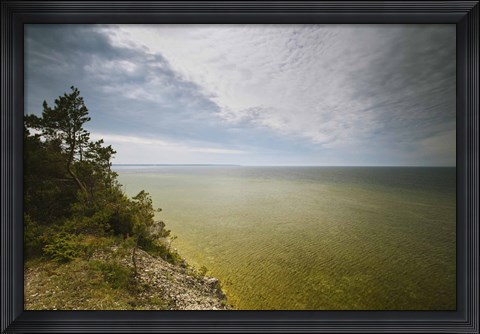 Framed Panga Cliff, Kuressaare, Saaremaa Island, Estonia (color) Print