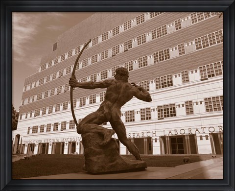 Framed Archer, University Of California, Los Angeles, California, USA Print