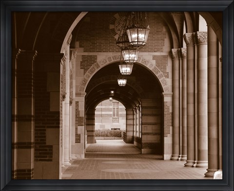 Framed Arches of Royce Hall, University of California, Los Angeles, California, USA Print