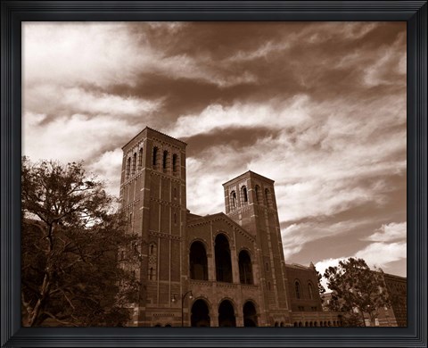 Framed Clouds over the Royce Hall, University of California, Los Angeles, California, USA Print