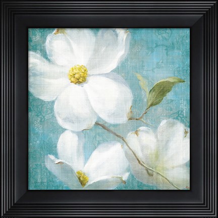 Framed Indiness Blossom Square Vintage IV Print