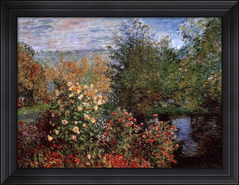 Framed Garten von Montgeron Print
