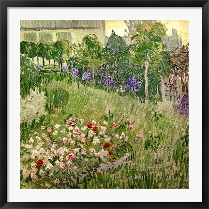 Framed Daubigny&#39;s garden, 1890 Print