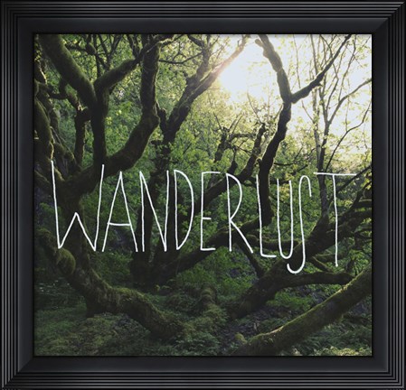 Framed Wanderlust Print