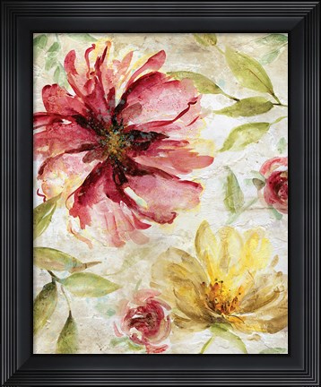 Framed Morning Petals II Print