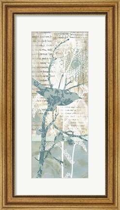Framed Winter Birds I Print