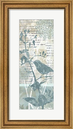 Framed Winter Birds II Print