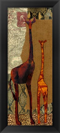 Framed On Safari I Print