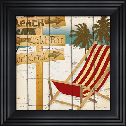 Framed Going to the Beach II Print