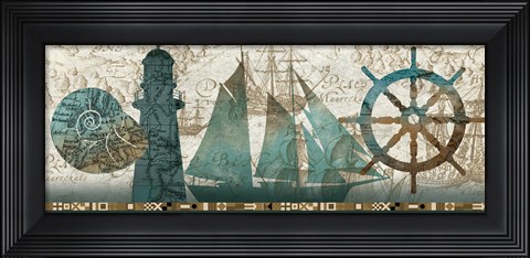 Framed Beautiful Sea Print