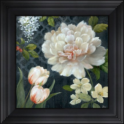 Framed Midnight Garden II Print