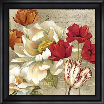 Framed Jardin II Print