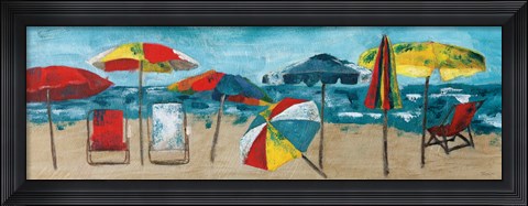 Framed At the Beach Print