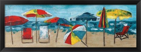 Framed At the Beach Print