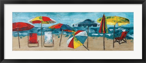 Framed At the Beach Print